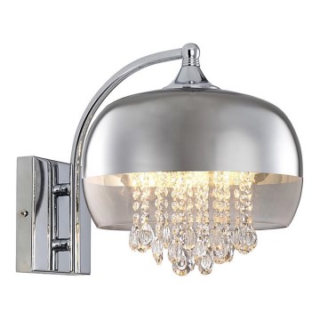 Kristalna zidna lampa LUNA 1xE14/40W/230V
