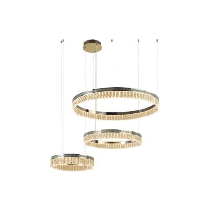 LED prigušiva kristalni luster na sajli THALIA LED/120W/230V 3000-6000K + daljinski upravljač