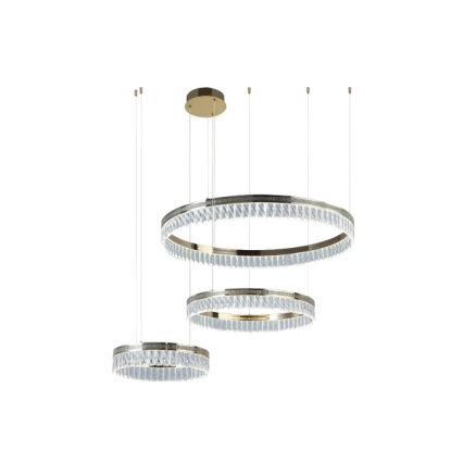 LED prigušiva kristalni luster na sajli THALIA LED/120W/230V 3000-6000K + daljinski upravljač