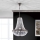 Kristalni luster na lancu ARILA 3xE27/60W/230V pr. 40 cm braon/patina