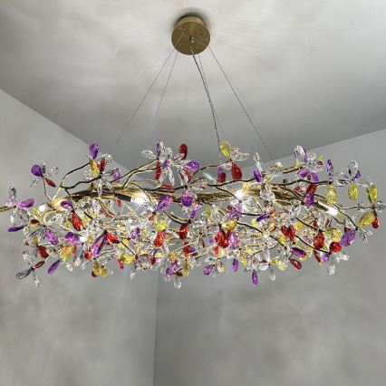 Kristalni luster na sajli 16xG9/40W/230V šarena