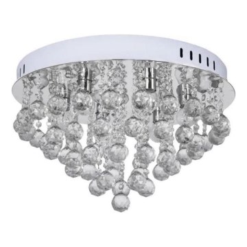 Kristalni stropni luster 6xE14/60W/230V