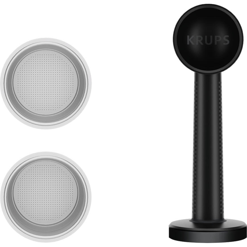 Krups - Aparat za kafu sa polugom za dve šolje AUTHENTIC 1450W/230V sivo
