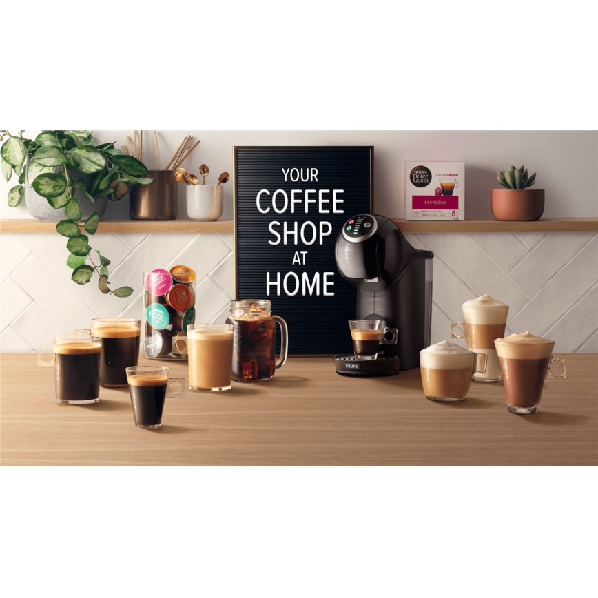 Krups - Aparat za kafu u kapsulama NESCAFÉ DOLCE GUSTO GENIO S 1500W antracit