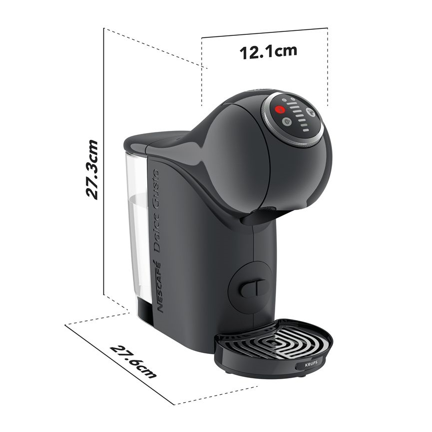 Krups - Aparat za kafu u kapsulama NESCAFÉ DOLCE GUSTO GENIO S 1500W antracit