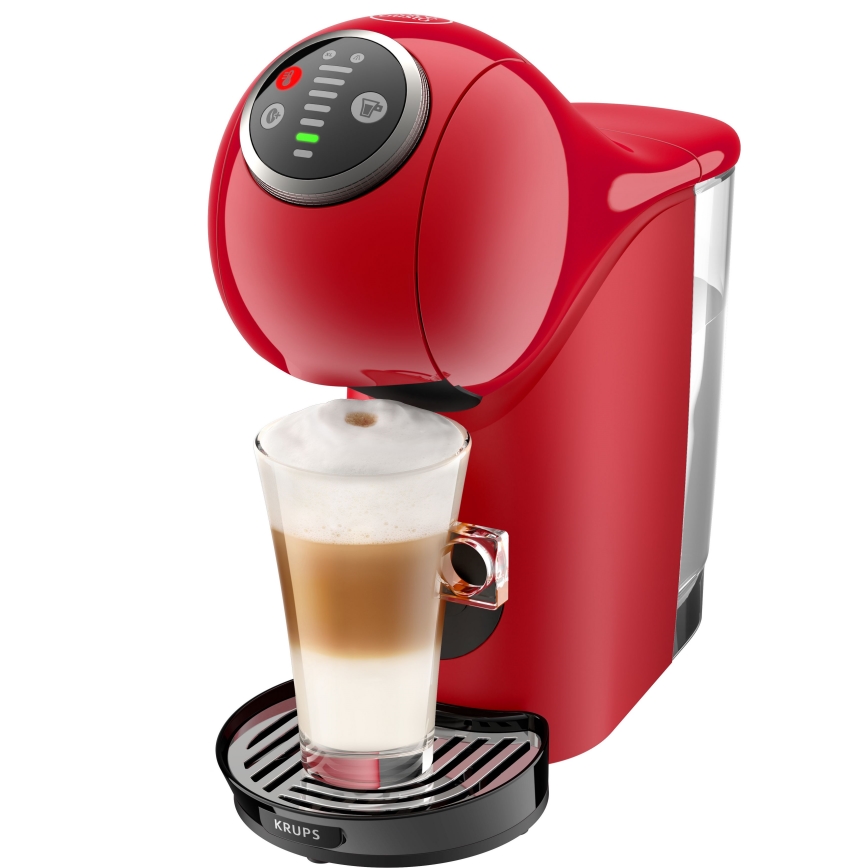 Krups - Aparat za kafu u kapsulama NESCAFÉ DOLCE GUSTO GENIO S PLUS 1500W crveno