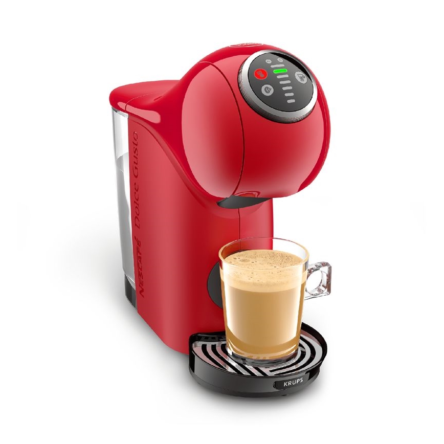 Krups - Aparat za kafu u kapsulama NESCAFÉ DOLCE GUSTO GENIO S PLUS 1500W crveno