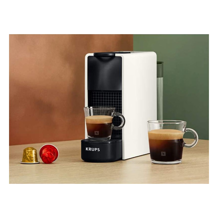 Krups - Aparat za kafu u kapsulama NESPRESSO Essenza mini 1310W/230V bela