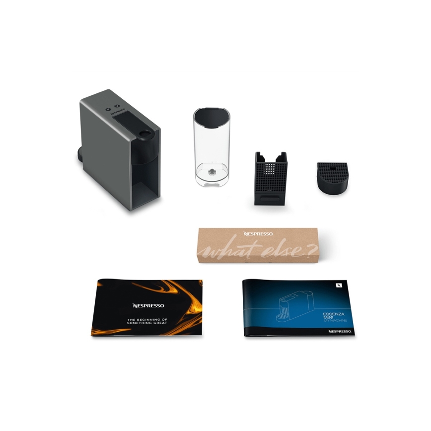 Krups - Aparat za kafu u kapsulama NESPRESSO Essenza mini 1310W/230V sivo