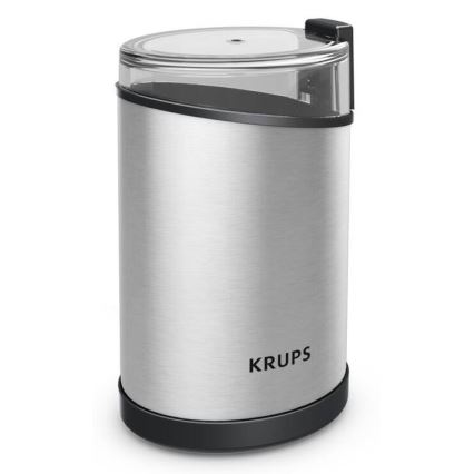 Krups - Električni mlin za kafu 85g FAST-TOUCH 200W/230V mat krom