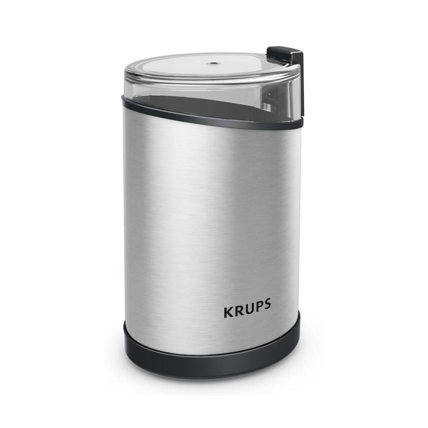 Krups - Električni mlin za kafu 85g FAST-TOUCH 200W/230V mat krom