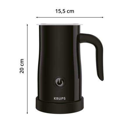 Krups - Penilica za mleko 300ml crno