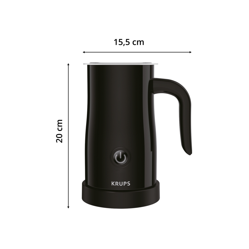 Krups - Penilica za mleko 300ml crno