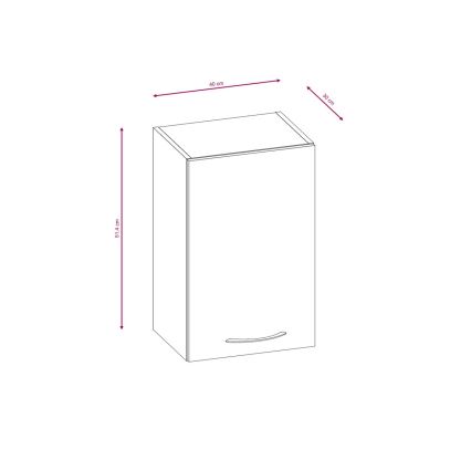 Kuhinjska garnitura VALERIA 240 cm braon/hrast sonoma