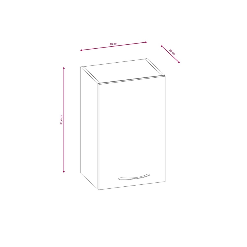 Kuhinjska garnitura VALERIA 240 cm braon/hrast sonoma