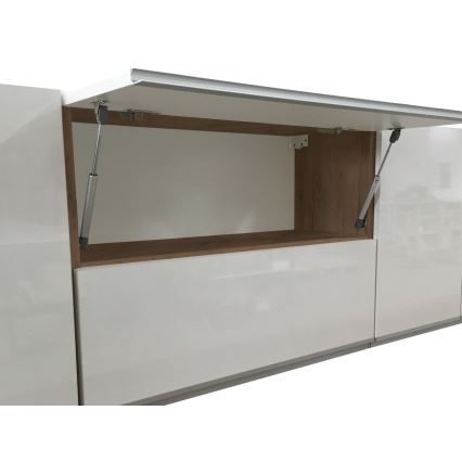Kuhinjski set MARINA 240 cm hrast craft/sijajna bela
