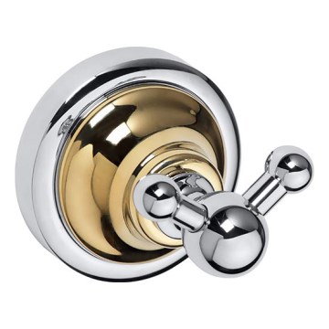 Kukica 6,5x6,5 cm srebrna/zlatna