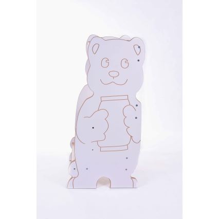 Kula za učenje BEAR bela/javor