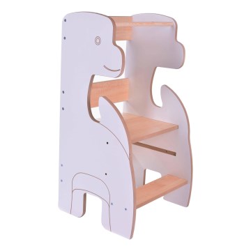 Kula za učenje DINO bela/javor