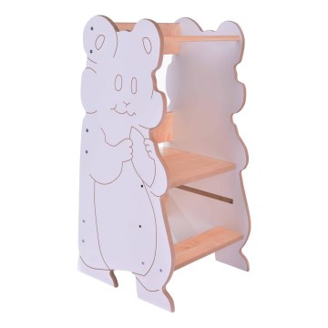 Kula za učenje HAMSTER bela/javor