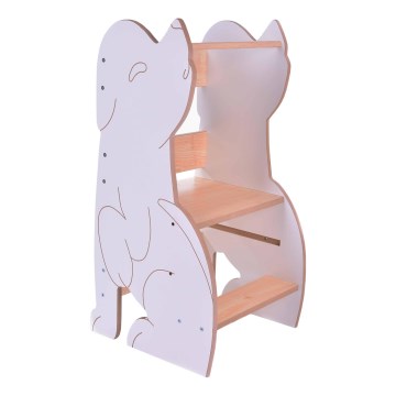 Kula za učenje WOLF bela/javor