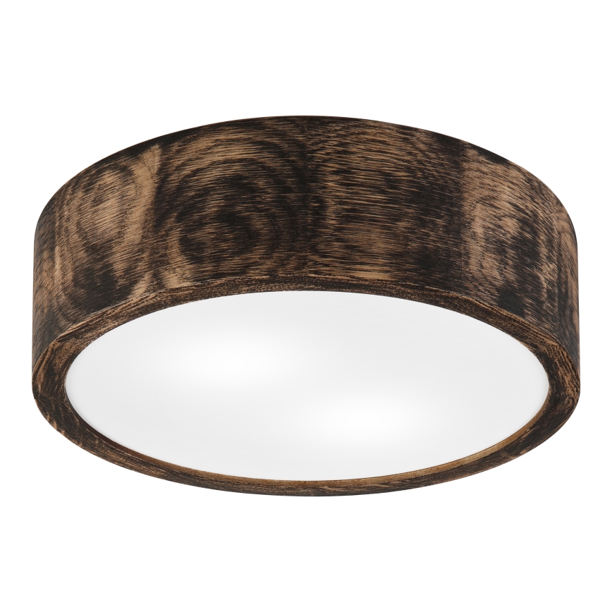 Kup. zidna svetiljka OAK SMOKY 2xE27/15W/230V IP54 ø 27,5 cm hrast/braon