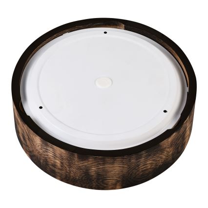 Kup. zidna svetiljka OAK SMOKY 2xE27/15W/230V IP54 ø 27,5 cm hrast/braon