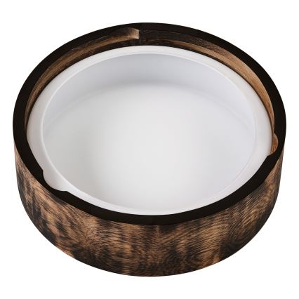 Kup. zidna svetiljka OAK SMOKY 2xE27/15W/230V IP54 ø 27,5 cm hrast/braon