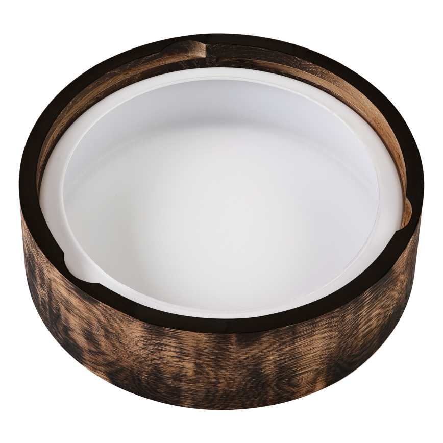 Kup. zidna svetiljka OAK SMOKY 2xE27/15W/230V IP54 ø 27,5 cm hrast/braon