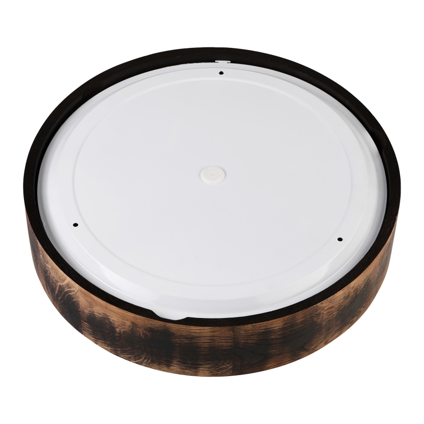 Kup. zidna svetiljka OAK SMOKY 3xE27/15W/230V IP54 ø 37,5 cm hrast/braon