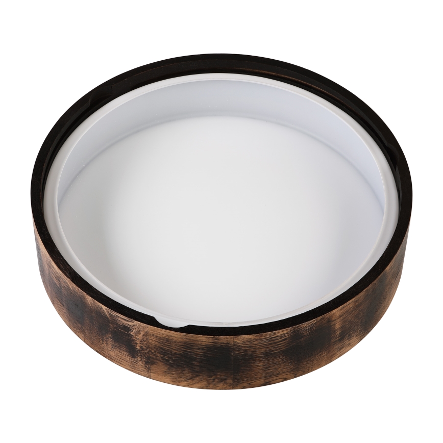 Kup. zidna svetiljka OAK SMOKY 3xE27/15W/230V IP54 ø 37,5 cm hrast/braon