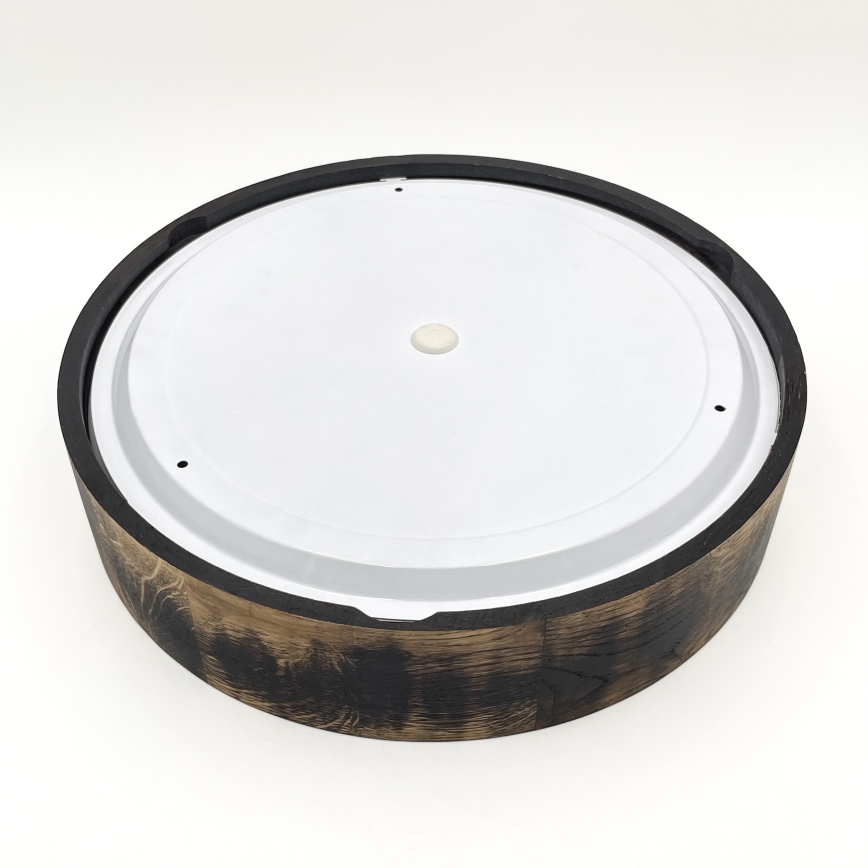 Kup. zidna svetiljka OAK SMOKY 3xE27/15W/230V IP54 ø 37,5 cm hrast/braon