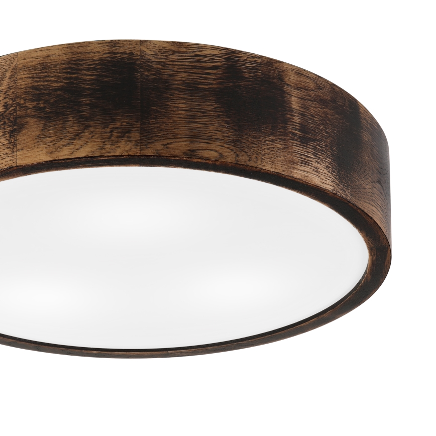 Kup. zidna svetiljka OAK SMOKY 3xE27/15W/230V IP54 ø 37,5 cm hrast/braon