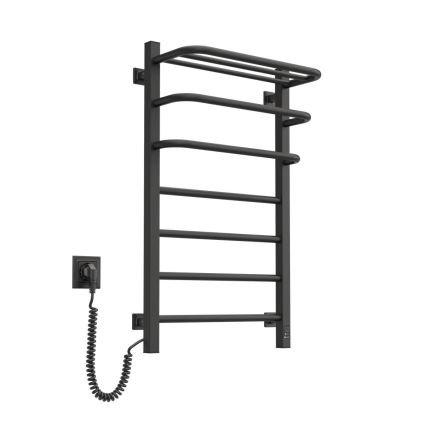 Kupaonski električni radijator sa termostatom FORTIS 350W/230V 80,6 cm IP44 crni levi