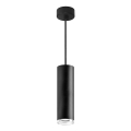 Kupatilo luster na sajli TURYN 1xGU10/10W/230V IP44 crni