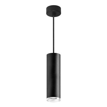 Kupatilo luster na sajli TURYN 1xGU10/10W/230V IP44 crni
