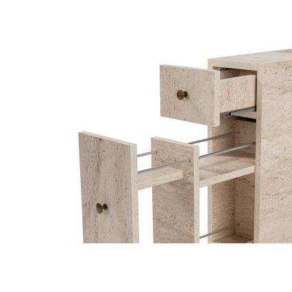 Kupatilski ormarić MELODY, dekor bežeg mermera