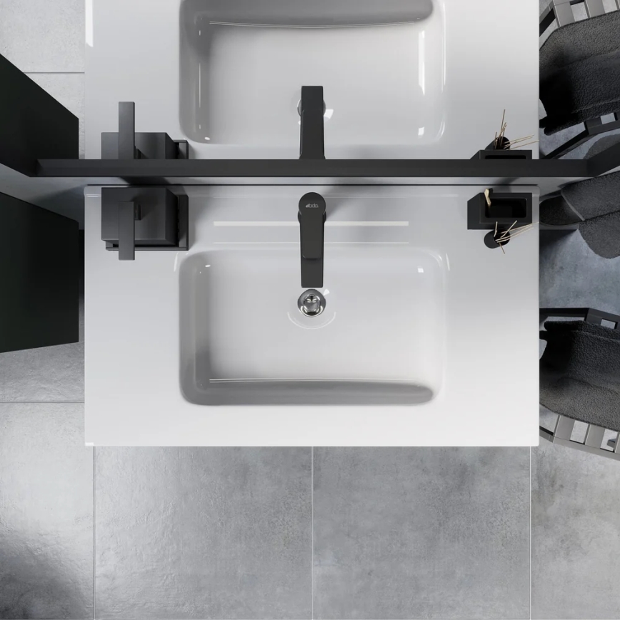 Kupatilski ormarić sa umivaonikom LYKE 80 cm, zelene boje