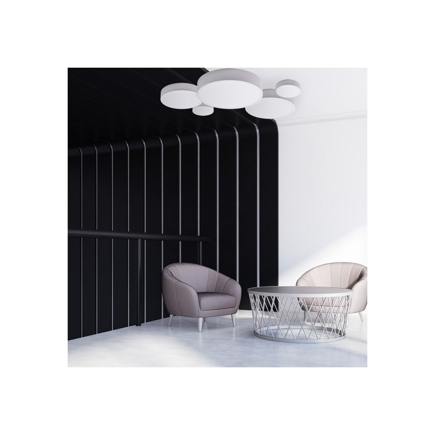 Kupatilsko plafonsko svetlo sa senzorom CLEO 3xE27/24W/230V prečnika 40 cm belo IP54