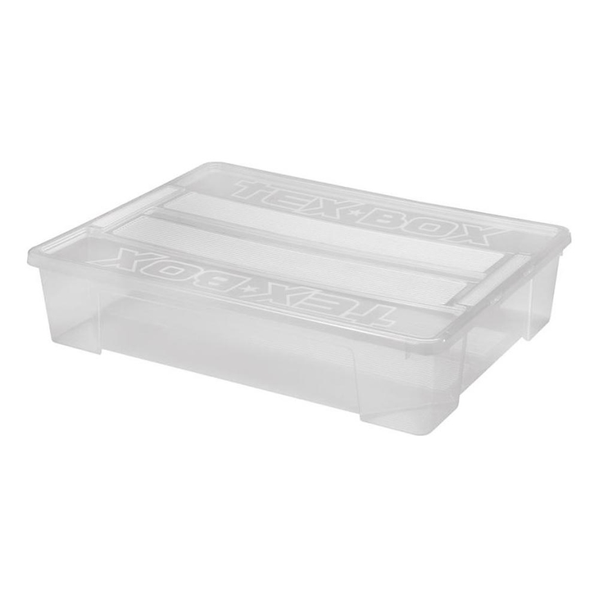 Kutija za odlaganje TEX BOX 60 l prozirna