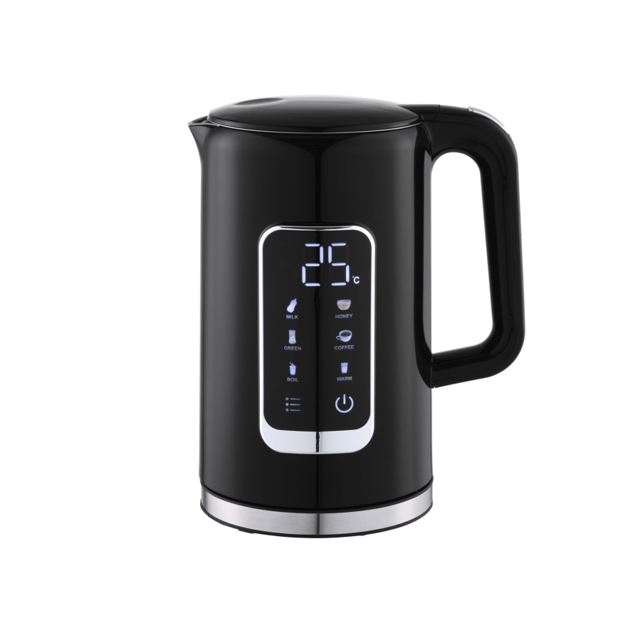 Kuvalo za vodu sa LCD ekranom 1,7 l 2200W/230V crno + putna čaša 450 ml