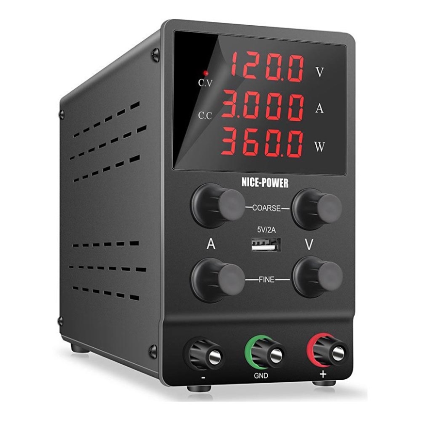 Laboratorijski napajni izvor 0-120V/0-3A