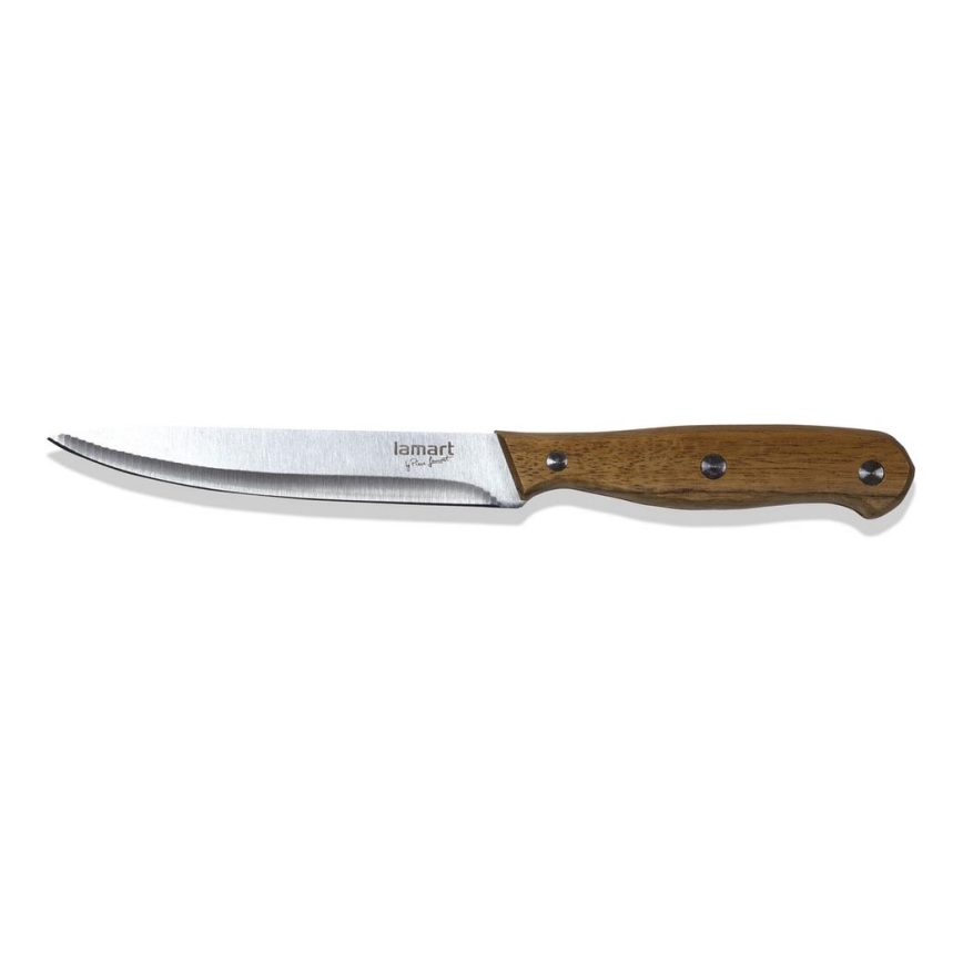 Lamart - Kuhinjski nož 19 cm, od akacije
