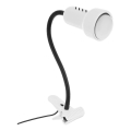 Lampa sa kvačicom LOLEK 1xE14/24W/230V bela