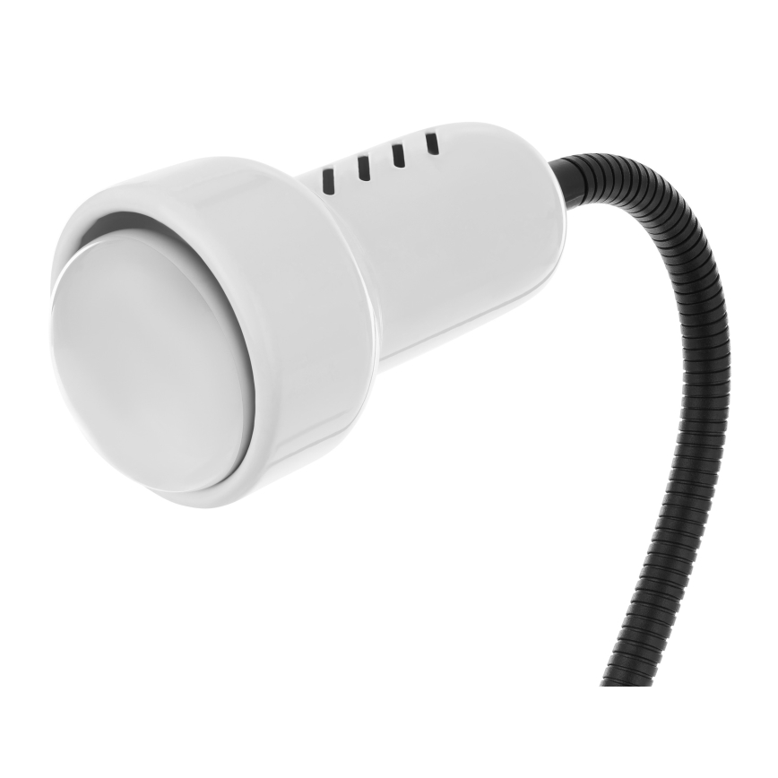 Lampa sa kvačicom LOLEK 1xE14/24W/230V bela