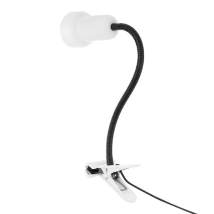 Lampa sa kvačicom LOLEK 1xE14/24W/230V bela