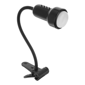 Lampa sa kvačicom LOLEK 1xE14/24W/230V crno