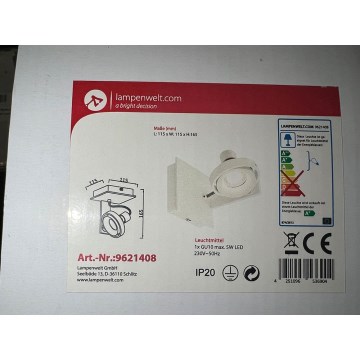 Lampenwelt - LED zidno svetlo 1xGU10/5W/230V