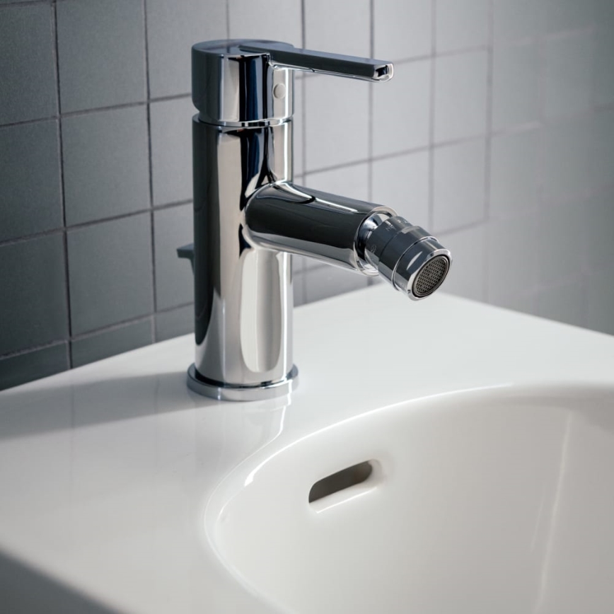 LAUFEN H3410810041141 - Baterija za bide + odliv sa prelivom LUA sjajni hrom