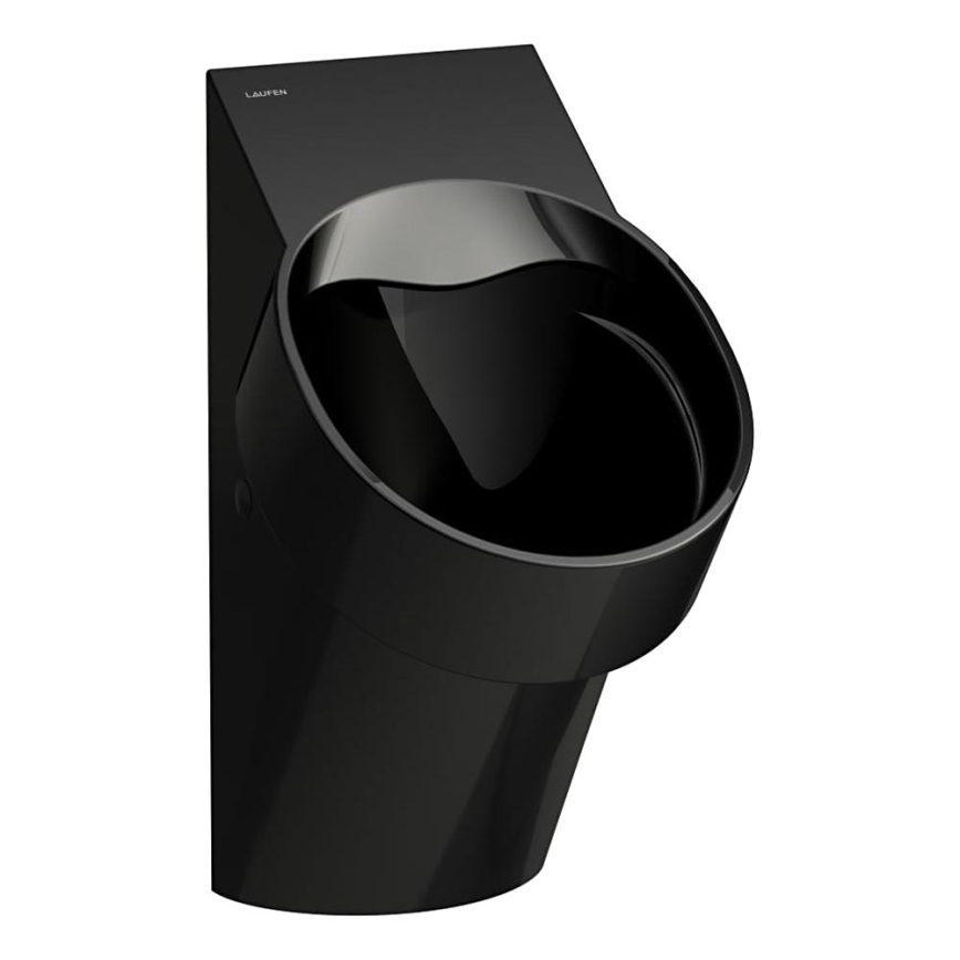 LAUFEN H8402850200001 - Pisuar VAL zadnji dovod, zadnji odvod keramika/sjajna crna